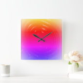 KLOKKUNST EN DESIGN VIERKANTE KLOK (Huis)