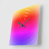 KLOKKUNST EN DESIGN VIERKANTE KLOK (Hoek)