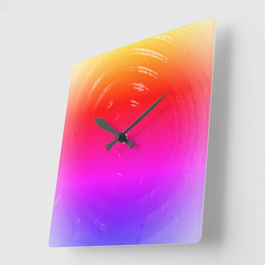 KLOKKUNST EN DESIGN VIERKANTE KLOK (Hoek)