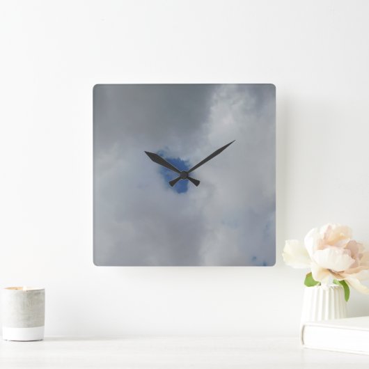 KLOKKUNST EN DESIGN VIERKANTE KLOK (Huis)