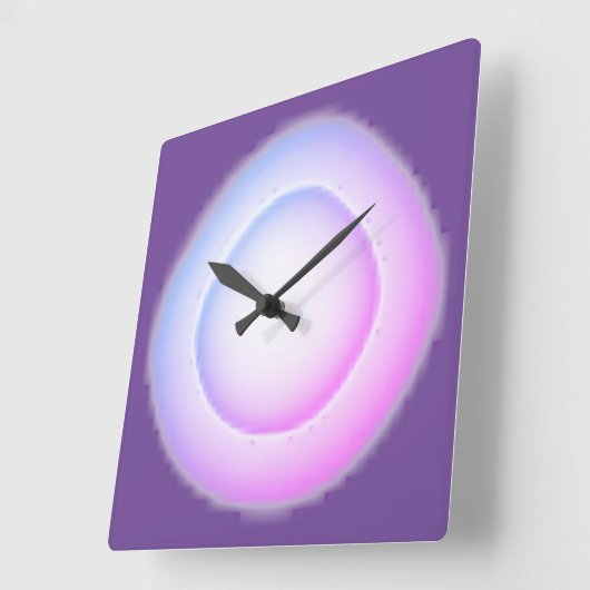 KLOKKUNST EN DESIGN VIERKANTE KLOK (Hoek)