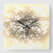 KLOKKUNST EN DESIGN VIERKANTE KLOK (Voorkant)