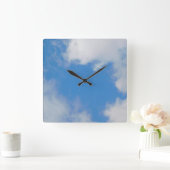 KLOKKUNST EN DESIGN VIERKANTE KLOK (Huis)