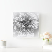 KLOKKUNST EN DESIGN VIERKANTE KLOK (Huis)