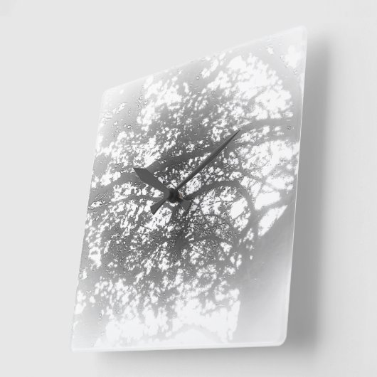 KLOKKUNST EN DESIGN VIERKANTE KLOK (Hoek)