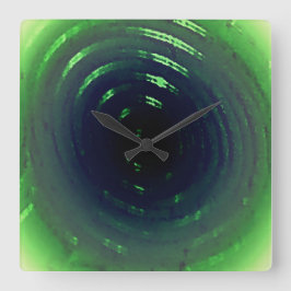 KLOKKUNST EN DESIGN VIERKANTE KLOK