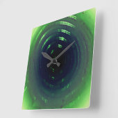 KLOKKUNST EN DESIGN VIERKANTE KLOK (Hoek)