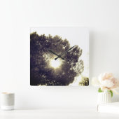 KLOKKUNST EN DESIGN VIERKANTE KLOK (Huis)