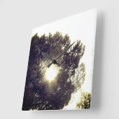 KLOKKUNST EN DESIGN VIERKANTE KLOK (Hoek)