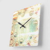 KLOKKUNST EN DESIGN VIERKANTE KLOK (Hoek)