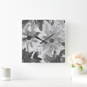 KLOKKUNST EN DESIGN VIERKANTE KLOK (Huis)