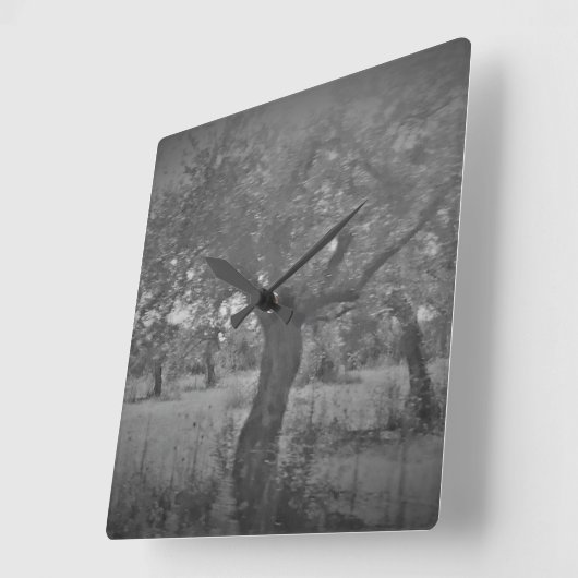 KLOKKUNST EN DESIGN VIERKANTE KLOK (Hoek)