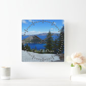 Klokkussen van het oregon-plein vierkante klok (Huis)