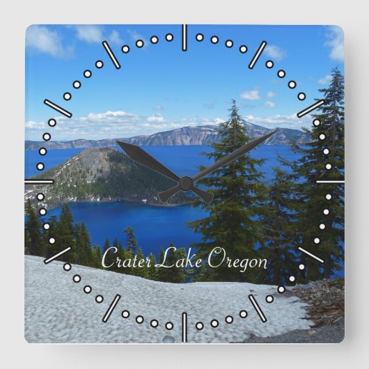 Klokkussen van het oregon-plein vierkante klok (Voorkant)