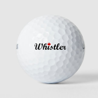 Klokler Canada Script Text Small Maple Leaf Golfballen