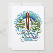 Klokler Canada, verken de wildernis, ski logo (Voorkant)