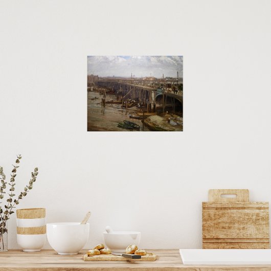 Klokler - de laatste van het oude Westminster Poster (Keuken)