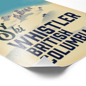 Klokler, Vancouver British Columbia ski poster (Hoek)