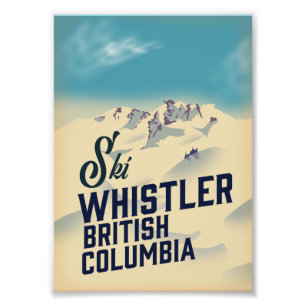 Klokler, Vancouver British Columbia ski poster