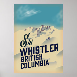 Klokler, Vancouver British Columbia ski poster