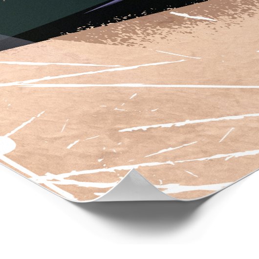 Klokler, Vancouver, Brits Columbia Ski poster (Hoek)