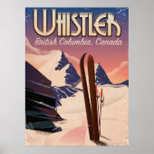 Klokler, Vancouver, Brits Columbia Ski poster (Voorkant)