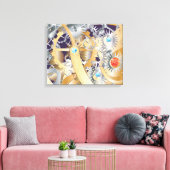 klokmechanisme canvas afdruk (Insitu (Woonkamer))