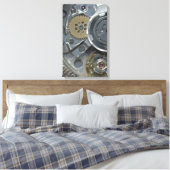 Klokmechanisme Canvas Afdruk (Insitu (Slaapkamer))