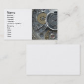 Klokmechanisme Visitekaartje (Voorkant / Achterkant)