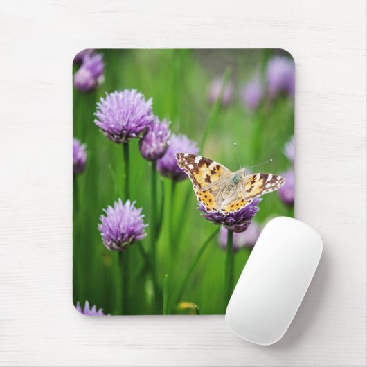 Klokpad met bloemen muismat (Met muis)