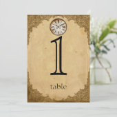 Klokpapier 1e Jubileum Tabelnummer Kaart (Staand voorkant)