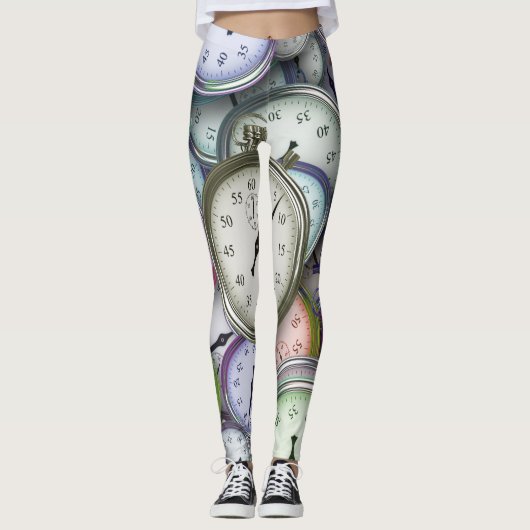 klokpatroon leggings (Voorkant)