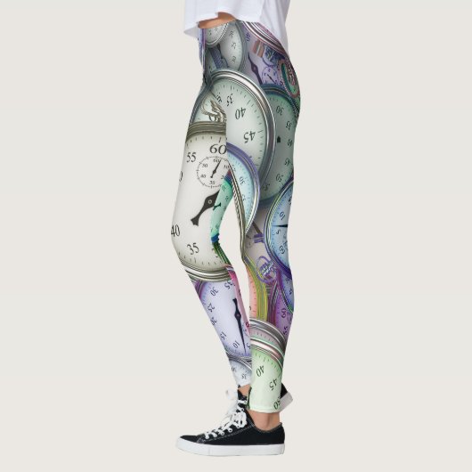 klokpatroon leggings (Links)