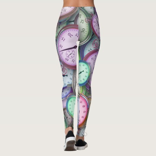  klokpatroon leggings (Achterkant)