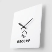 Klokplein voor acrylwand vierkante klok (Hoek)