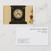 klokreclame visitekaartje (Voorkant / Achterkant)