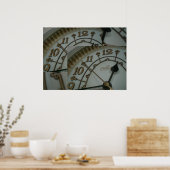 Klokscherm Tik Poster (Keuken)