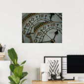 Klokscherm Tik Poster (Thuiskantoor)