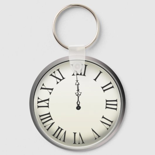 Klokstakingen Midnight New Year Sleutelhanger (Voorkant)