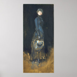 Klokster - Dame in grijs Poster