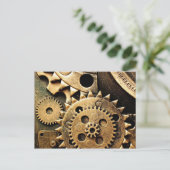 Kloktandwielen Briefkaart (Staand voorkant)