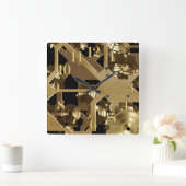 Kloktandwielen Fun Wall klok (Huis)