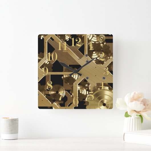 Kloktandwielen Fun Wall klok (Huis)