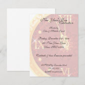 Kloktellingskaarten voor nieuwjaar kaart (Voorkant / Achterkant)