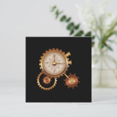 kloktijd tijdmachine tijdreizen Wetenschap Kaart (Staand voorkant)