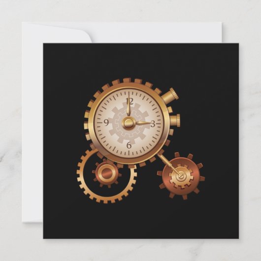 kloktijd tijdmachine tijdreizen Wetenschap Kaart (Voorkant)