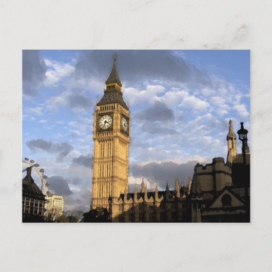 Kloktoren Briefkaart (Voorkant)