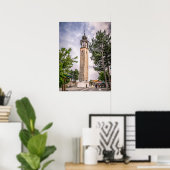 Kloktoren, Prilep - Macedonië Poster (Thuiskantoor)