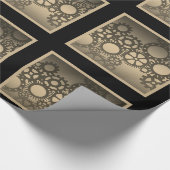  klokvloerbedekking of overlooppapier cadeaupapier (Hoek)