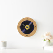 Klokwand van vinylmuziekschijf ronde klok (Huis)
